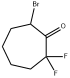 7-bromo-2,2-difluorocycloheptan-1-one 结构式