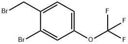 2-Bromo-4-(trifluoromethoxy)benzyl bromide 结构式