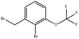 2-Bromo-3-(trifluoromethoxy)benzyl bromide 结构式