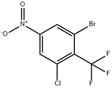 3-溴-5-氯-4-(三氟甲基)硝基苯 结构式