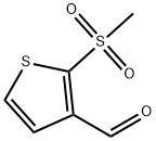 2-methanesulfonylthiophene-3-carbaldehyde 结构式