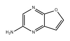 呋喃并[2,3-B]吡嗪-2-胺 结构式