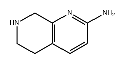 5,6,7,8-四氢-1,7-萘啶-2-胺 结构式