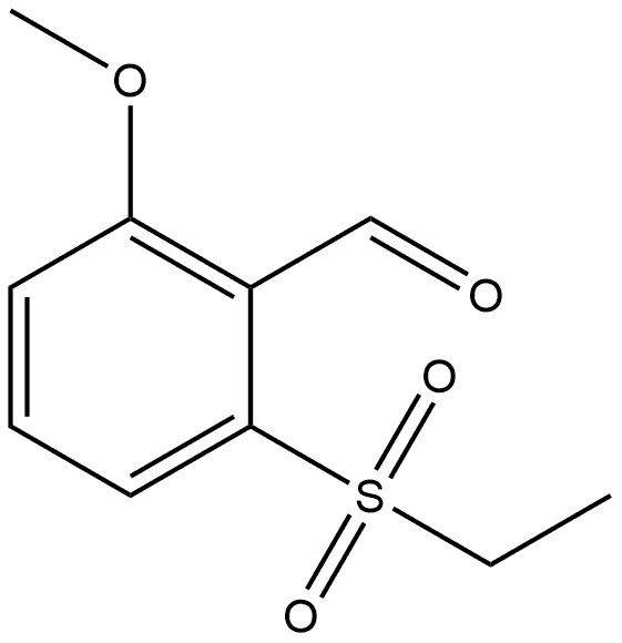 2-(Ethylsulfonyl)-6-methoxybenzaldehyde 结构式