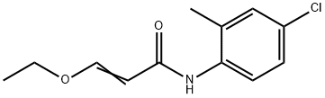 2-Propenamide, N-(4-chloro-2-methylphenyl)-3-ethoxy- 结构式