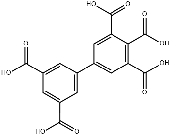 联苯-3,3',4,5,5'-五甲酸 结构式