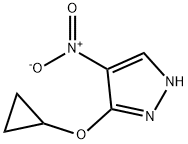 3-(环丙氧基)-4-硝基1H吡唑 结构式