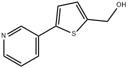 2-Thiophenemethanol, 5-(3-pyridinyl)- 结构式