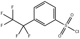3-(全氟乙基)苯-1-磺酰氯 结构式