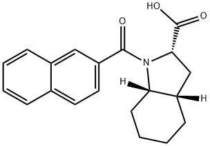 (2S,3aS,7aS)-1-(naphthalene-2-carbonyl)-octahydro-1H-indole-2-carboxylic acid 结构式