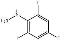 (2,4-difluoro-6-iodophenyl)hydrazine 结构式