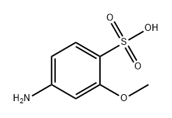 Benzenesulfonic acid, 4-amino-2-methoxy- 结构式