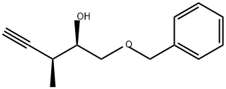 4-Pentyn-2-ol, 3-methyl-1-(phenylmethoxy)-, (2R,3S)- 结构式