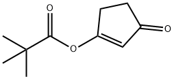 Propanoic acid, 2,2-dimethyl-, 3-oxo-1-cyclopenten-1-yl ester 结构式