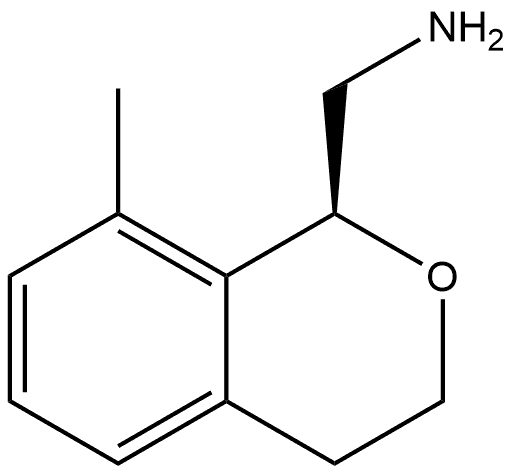 (S)-(8-methylisochroman-1-yl)methanamine 结构式