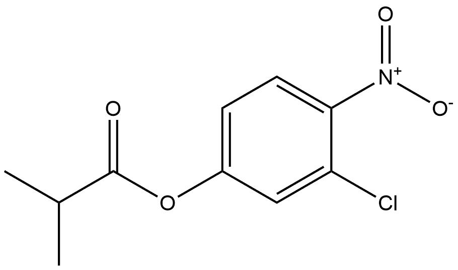 3-chloro-4-nitrophenyl isobutyrate 结构式