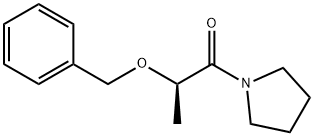 (2R)-2-苯基甲氧基-1-吡咯烷-1-基丙-1-ONE 结构式