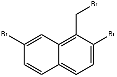 2,7-二溴-1-(溴甲基)萘 结构式