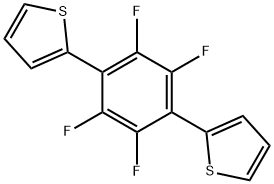 2,2'-(全氟-1,4-亚苯基)二噻吩 结构式