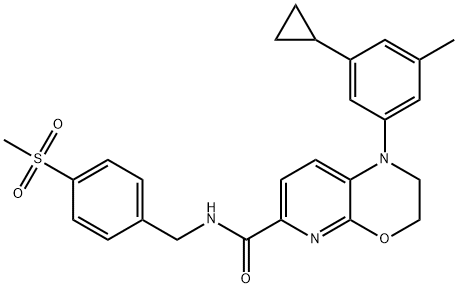 化合物 RORΓT MODULATOR 4 结构式