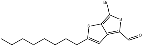Thieno[3,4-b]thiophene-4-carboxaldehyde, 6-bromo-2-octyl- 结构式