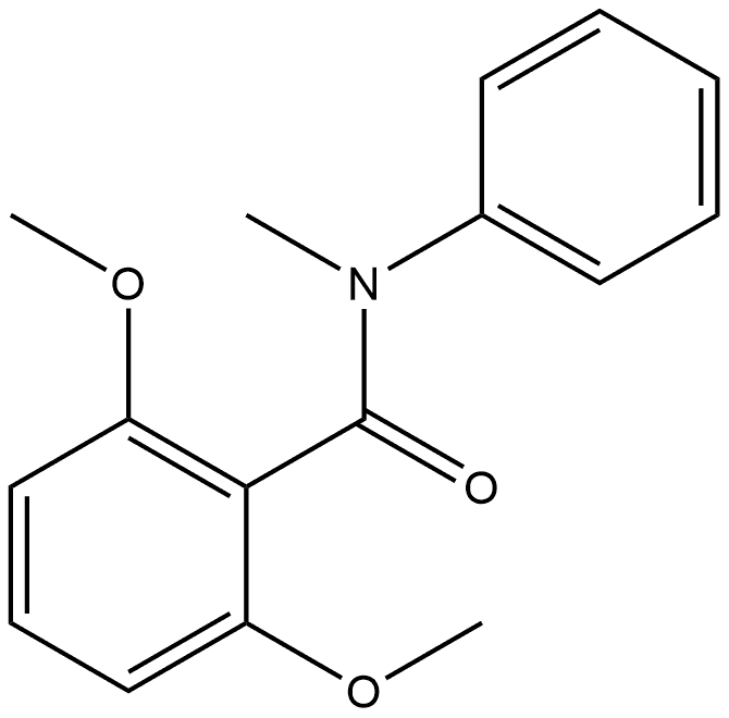 2,6-Dimethoxy-N-methyl-N-phenylbenzamide 结构式