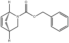 苯甲基 (1S,4R)-2-氮杂二环[2.2.1]庚-5-烯-2-羧酸酯 结构式