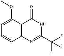 5-Methoxy-2-(trifluoromethyl)quinazolin-4-ol 结构式
