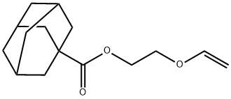 1金刚烷甲酸2(乙烯氧基)乙基酯 结构式