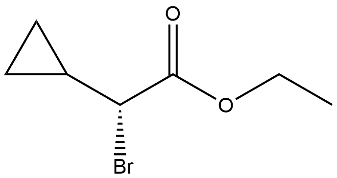 (R)-2-溴-2-环丙基乙酸乙酯 结构式