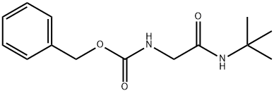Carbamic acid, N-[2-[(1,1-dimethylethyl)amino]-2-oxoethyl]-, phenylmethyl ester 结构式