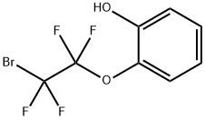 2-(2-溴-1,1,2,2-四氟乙基)邻苯酚 结构式