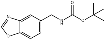 Carbamic acid, N-(5-benzoxazolylmethyl)-, 1,1-dimethylethyl ester 结构式