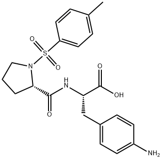 L-Phenylalanine, 1-[(4-methylphenyl)sulfonyl]-L-prolyl-4-amino- (9CI) 结构式