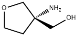 (S)-(3-氨基四氢呋喃-3-基)甲醇 结构式