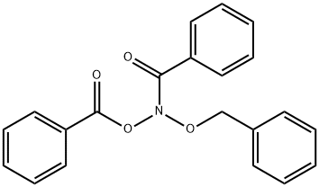 Benzoic acid, benzoyl(phenylmethoxy)azanyl ester 结构式
