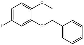 3-苄氧基-1-碘-4-甲氧基苯 结构式
