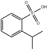 Benzenesulfonic acid, 2-(1-methylethyl)- 结构式