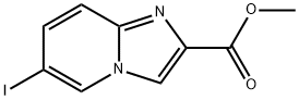 6-碘咪唑并[1,2-A]吡啶-2-羧酸甲酯 结构式