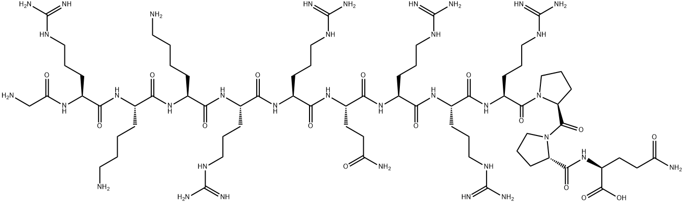 人免疫缺陷病毒48-60 结构式