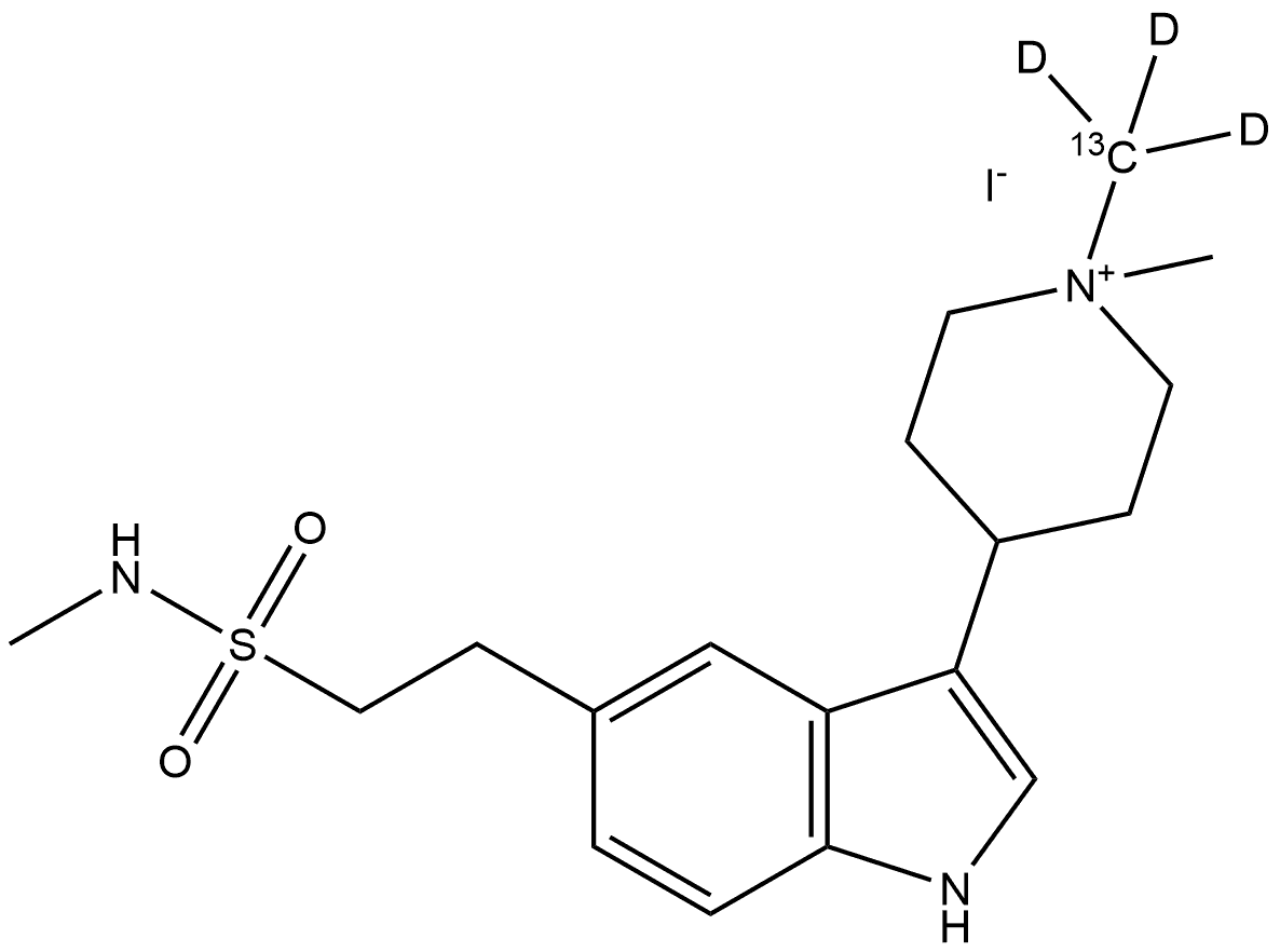 Naratriptan N-Methiodide-13CD3 结构式