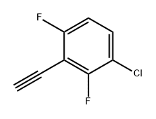 1-氯-3-乙炔基-2,4-二氟苯 结构式