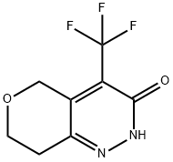 4-(trifluoromethyl)-5H,7H,8H-pyrano[4,3-c]pyridazin-3-ol 结构式