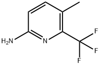 5-甲基-6-(三氟甲基)吡啶-2-胺 结构式