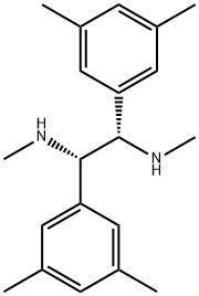 (1S,2S)-1,2-双(3,5-二甲基苯基)-N1,N2-二甲基乙烷-1,2-二胺 结构式