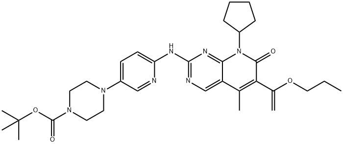 帕布昔利布杂质2 结构式