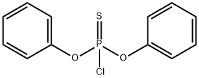 Phosphorochloridothioic acid, O,O-diphenyl ester 结构式