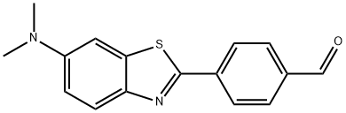 4-(6-(二甲基氨基)苯并[D]噻唑-2-基)苯甲醛 结构式