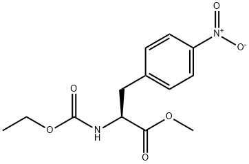 N-(乙氧基羰基)-4-硝基甲酯苯丙氨酸 结构式