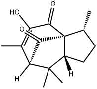[3S,8aα,(-)]-1,2,3,7,8,8a-Hexahydro-5-hydroxy-3α,6,8,8-tetramethyl-4H-3aβ,7β-methanoazulene-4,9-dione 结构式